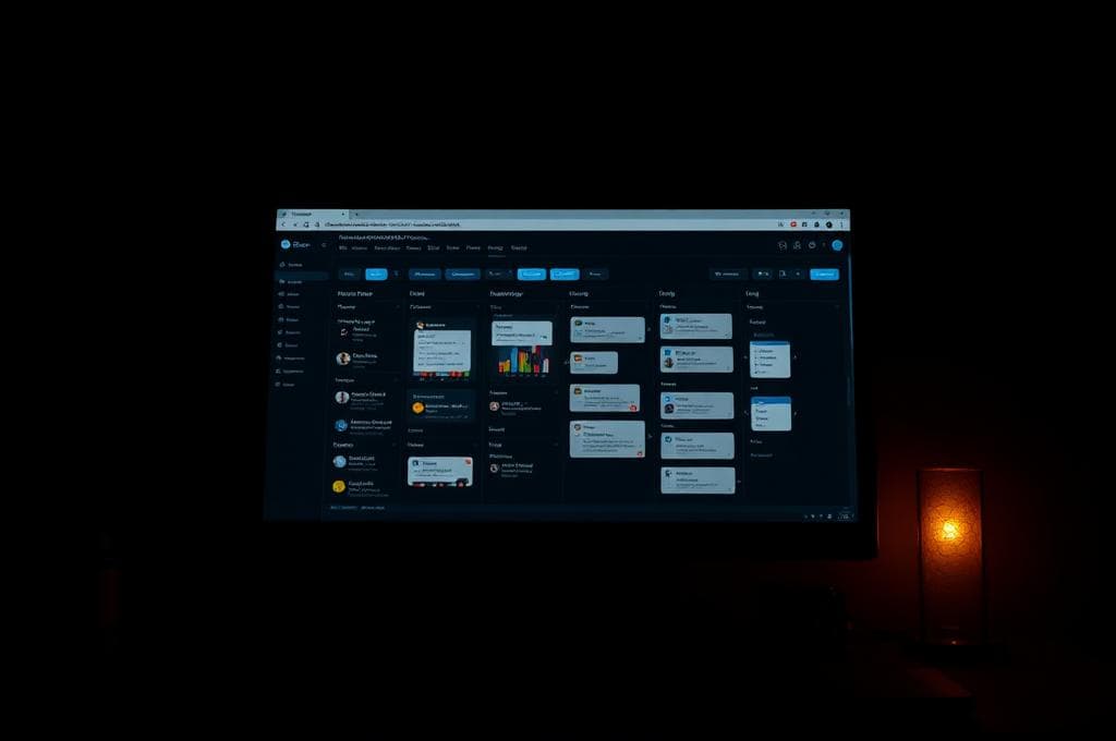 Custom internal operations platform interface